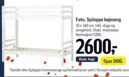 Føtex F.eks. Spiloppe køjeseng tilbud