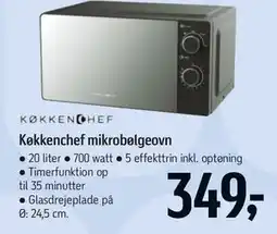 Føtex Køkkenchef mikrobølgeovn tilbud