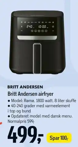 Føtex Britt Andersen airfryer tilbud