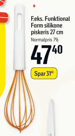 Føtex Funktional Form silikone piskeris 27 cm tilbud