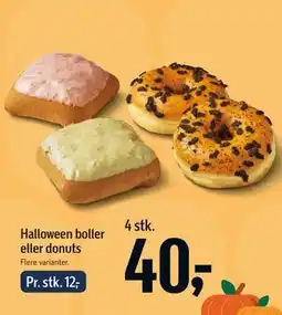 Føtex Halloween boller eller donuts tilbud