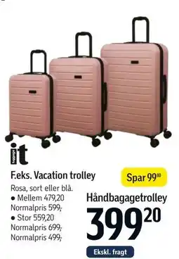 Føtex F.eks. Vacation trolley tilbud