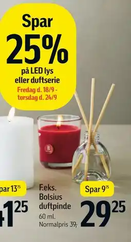 Føtex Bolsius duftpinde tilbud
