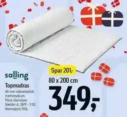 Føtex salling Topmadras tilbud