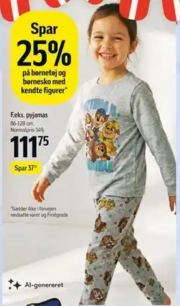 Føtex F.eks. pyjamas tilbud