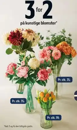 Føtex Kunstige blomster tilbud