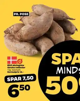 Netto ØGO økologiske danske rødbeder tilbud
