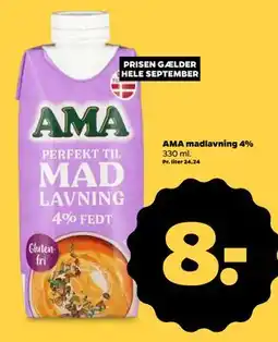 Netto AMA madlavning 4% tilbud
