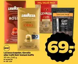 Netto Lavazza kapsler, Gevalia eller Café Noir instant kaffe tilbud