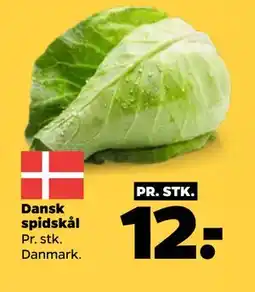 Netto Dansk spidskål tilbud