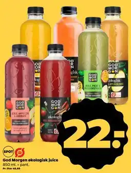 Netto God Morgen økologisk juice tilbud
