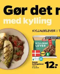Netto Dansk kyllingelever tilbud
