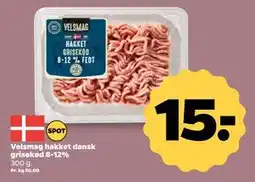 Netto Velsmag hakket dansk grisekød 8-12% tilbud