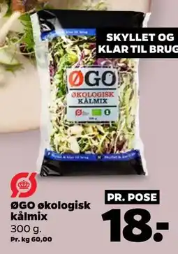 Netto ØGO økologisk kålmix tilbud