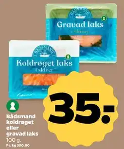 Netto Bådsmand koldrøget eller gravad laks tilbud