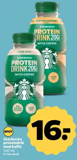 Netto Starbucks proteindrik med kaffe tilbud