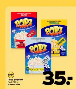Netto Popz popcorn tilbud