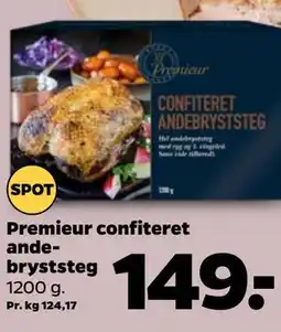 Netto Premieur confiteret andebryststeg tilbud