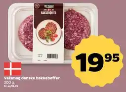 Netto Velsmag danske hakkebøffer tilbud