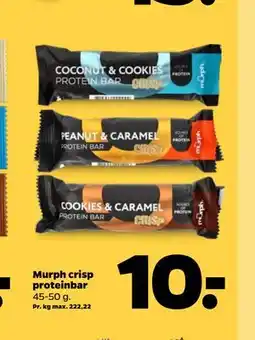 Netto Murph crisp proteinbar tilbud