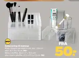 Netto Opbevaring til makeup tilbud
