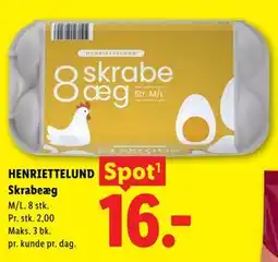 Lidl HENRIETTELUND Skrabeæg tilbud