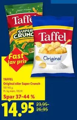 Lidl TAFFEL Original eller Super Crunch tilbud