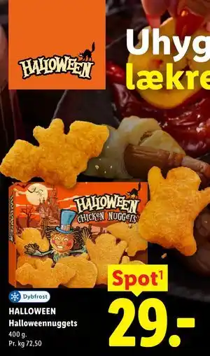 Lidl HALLOWEEN Halloweennuggets tilbud