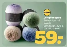 Netto Long fur-garn tilbud