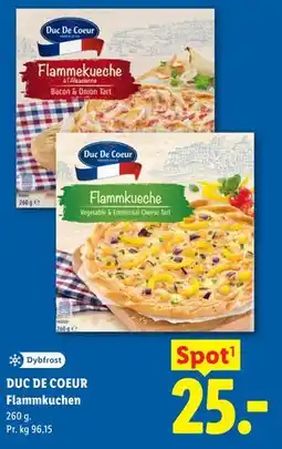 Lidl DUC DE COEUR Flammkuchen tilbud
