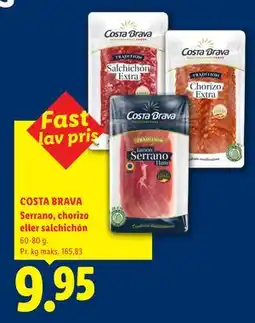 Lidl Serrano, chorizo eller salchichón tilbud