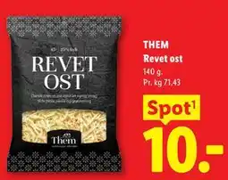 Lidl THEM Revet ost tilbud
