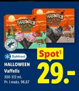 Lidl HALLOWEEN Vaffelis tilbud