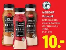 Lidl MILBONA Kaffedrik tilbud