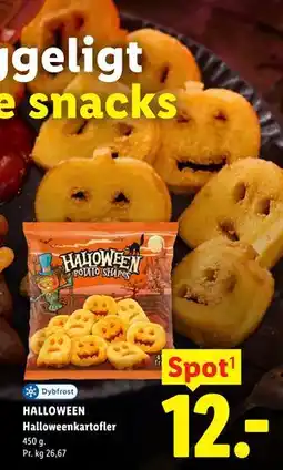 Lidl HALLOWEEN Halloweenkartofler tilbud