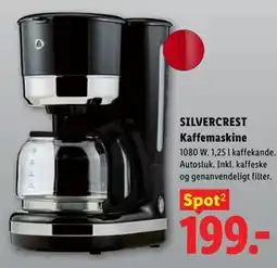 Lidl SILVERCREST Kaffemaskine tilbud
