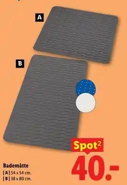 Lidl Bademåtte tilbud