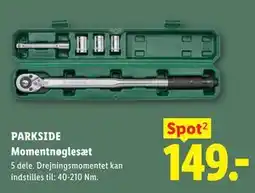 Lidl PARKSIDE Momentnøglesæt tilbud