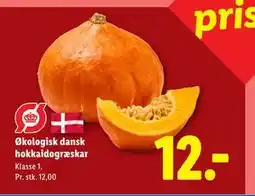 Lidl Økologisk dansk hokkaidogræskar tilbud