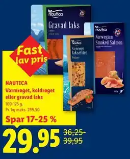 Lidl Varmrøget, koldrøget eller gravad laks tilbud