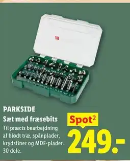 Lidl PARKSIDE Sæt med fræsebits tilbud