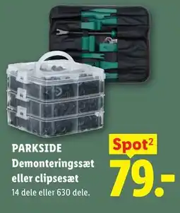 Lidl PARKSIDE Demonteringssæt eller clipsesæt tilbud