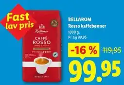 Lidl BELLAROM Rosso kaffebønner tilbud