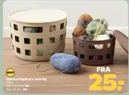 Netto Opbevaringskurv med låg tilbud