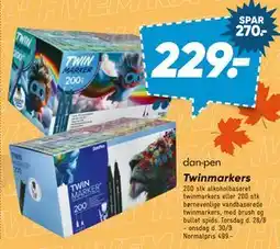 Bilka Twinmarkers tilbud