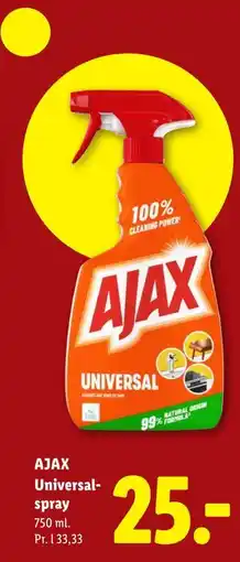 Lidl AJAX Universalspray tilbud