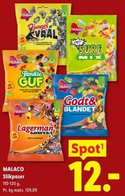 Lidl MALACO Slikposer tilbud