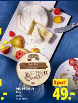 Lidl DUC DE COEUR Brie tilbud