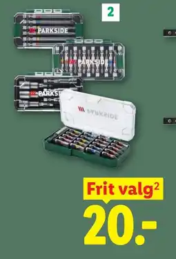 Lidl PARKSIDE Bits- eller topnøglesæt tilbud