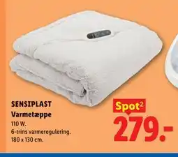 Lidl SENSIPLAST Varmetæppe tilbud